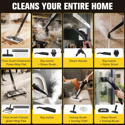 Waitbird 4.5 Bar 300°F Steam Cleaner for Bathroom, Kitchen, Floor & Grout photo 10
