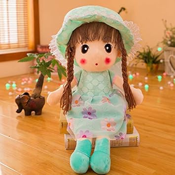 ipqc Muñeca de Trapo sueño muñeca Linda Flor de Hadas Encaje Verde Vestido de Encaje muñeca de los niños muñeca Linda niña 80 cm: Amazon.es: Juguetes y juegos