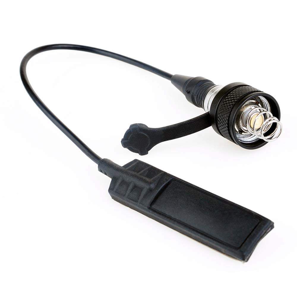 QIRUIMY Tactical Flashlight Pressure Switch UE07 Switch Assembly for M300 M600 Scout Light Black