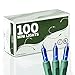 100 Blue Miniature Christmas Lights Set - Mini Holiday String Lights