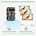Zopu Trail Game Camera 20MP 1080P (Pro 2020) with 0.2S Trigger Time Motion Activated No Glow Night Vision IP66 Waterproof Wildlife Cam for Outdoor Wildlife Deer Trail Hunting, Home Security