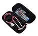 Stethoscope Case 3M Littmann Classic III Stethoscope Accessories -Extra Room Taylor Percussion Reflex Hammer Reusable LED Penlight (Black+Red)