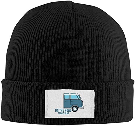 SDCFT Campervan On The Road Wool Winter Knit Cap\r\n New Beanie Hats Vintage