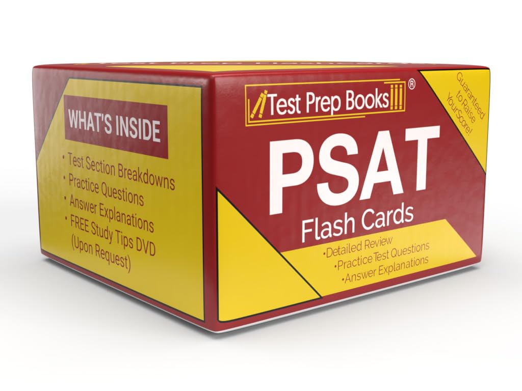 PSAT Study Cards: PSAT Prep 2025-2026 with Practice Test Questions for the College Board PSAT [Full Color Cards] PSAT Study Cards: PSAT Prep 2025-2026 with Practice Test Questions for the College Board PSAT [Full Color Cards] Cards
