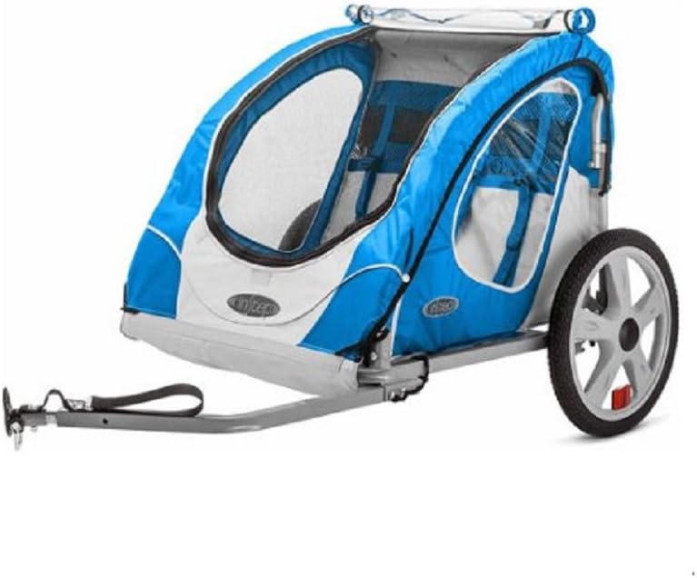 Instep Robin Two Seat Portable Bike Trailer for Children or Pets