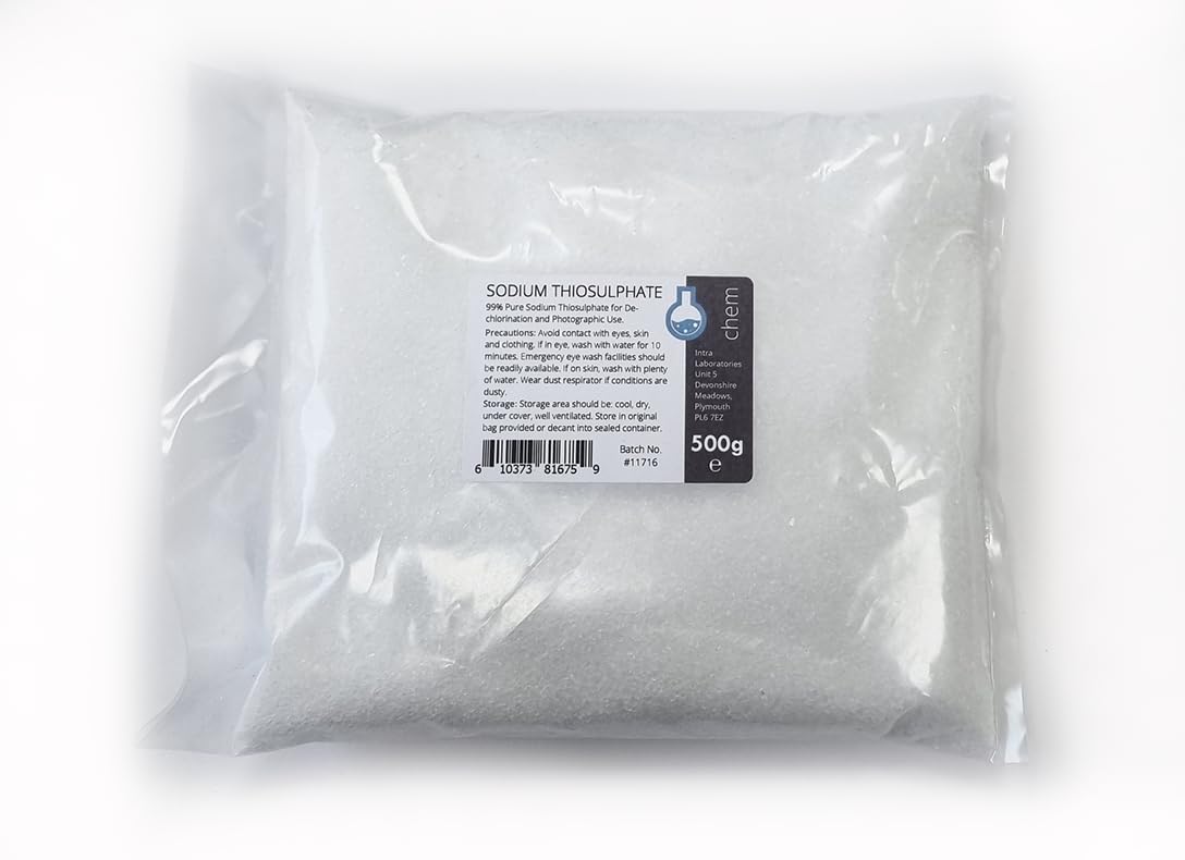 Sodium Thiosulphate 500g - Aquarium Dechlorinator Photographic Processing