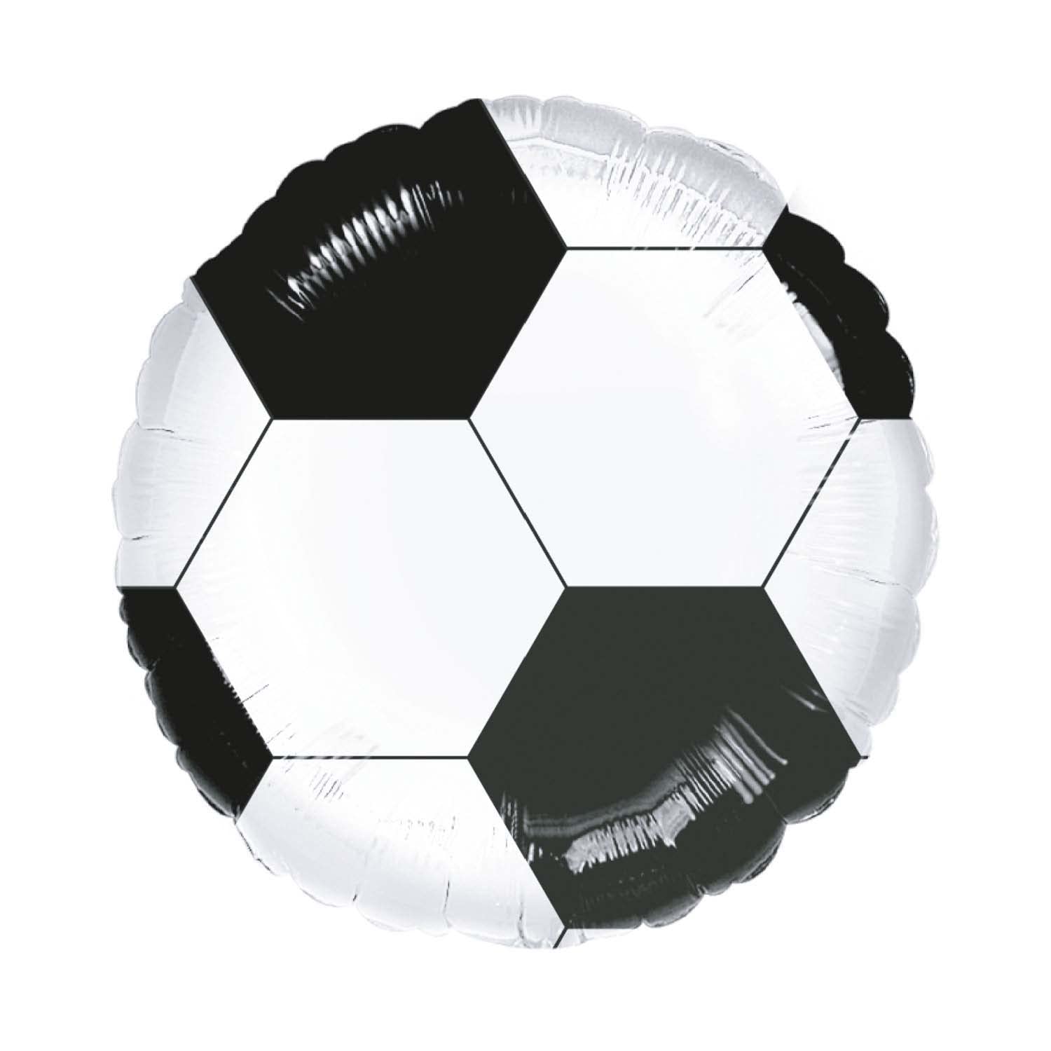 Amscan 9915980 Black & White Football Fb