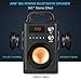 TAMPROAD Portable Wireless Bluetooth Speaker 20W Subwoofer Heavy Bass Wireless Stereo Outdoor/Indoor Speakers Support Remote Control FM Radio TF Card LCD Display for Home Party Smartphone Computer PCthumb 2