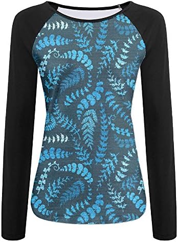 Dark Green Backdrop Floral Swirl Leaves Branches Details Lovely Men's Cool Long Sleeve Performance T-Shirt White