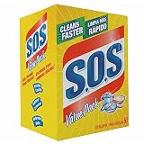 S.O.S 98014 Steel Wool Soap Pad (50 Count)