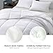 REST SYNC King Size All Seasons Comforter Duvet Insert White with Corner Tabs - Luxury Hotel Collection Hypoallergenic Goose Down Alternative Comforter