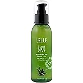 Om She Aromatherapy Pure Aloe Vera Gel 4.22fl oz - Soothes and Calms, Relieves Dey Irritated Skin. Australian Made