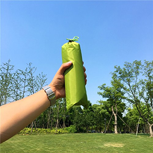 Survivalist Waterproof Camping Tarp Mutifunctional Tent Footprint Mat for Picnic Hiking with Drawstring Carrying Bag
