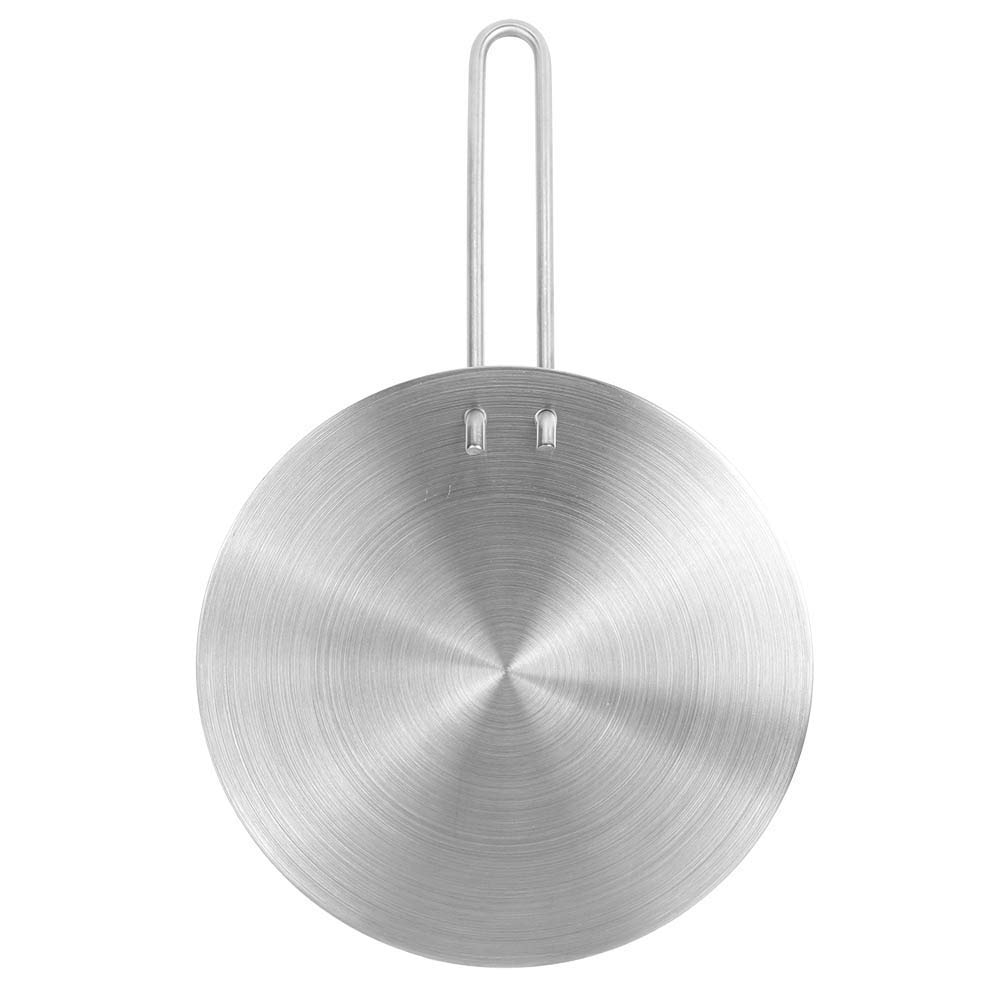 Heat Diffuser Stainless Steel Heat Diffuser Induction Plate Adapter Converter Gas Electric Cooker Plate(24cm)