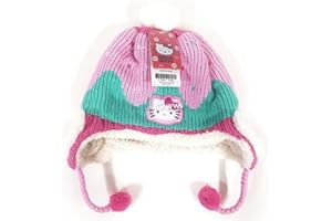 Bandal & Neoul KITTY's Ice Cream Winter Hat with Ear Cover for Girls