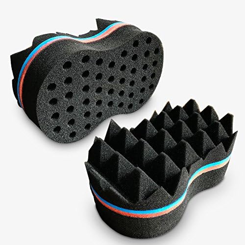 Double Sided Pyramid shaped Hair Sponge
