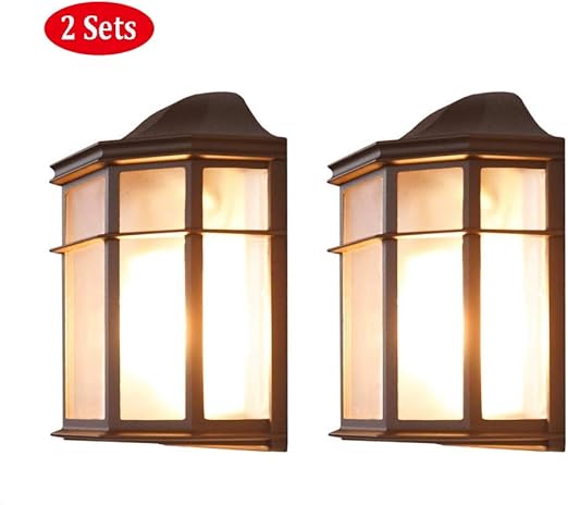 Lampara De Pared 25 2 Cm Farol De Pared De Estilo Rustico