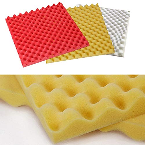 GUSENG High-density 50x50x3cm Sound Absorption Soundproof Studio Foam Panel Tile (Red)