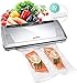 Vacuum Sealer Aicok Food Vacuum Sealer Machine, 2 in 1 Automatic Vacuum Sealing System and Starter Kit for Food Preservation, Sous Vide Vacuum Sealer with Powerful Suction, 10 Vacuum Sealer Bags