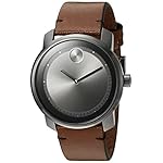 Movado-Mens-Swiss-Quartz-Stainless-Steel-and-Brown-Leather-Casual-Watch-Model-3600366