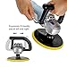 WORKPRO Car Polisher - 7-inch Variable Speed Buffer Waxer with 4 Buffing and Polishing Pads, Detachable Handle, Ideal for Car Sanding, Polishing, Waxing, Sealing Glaze