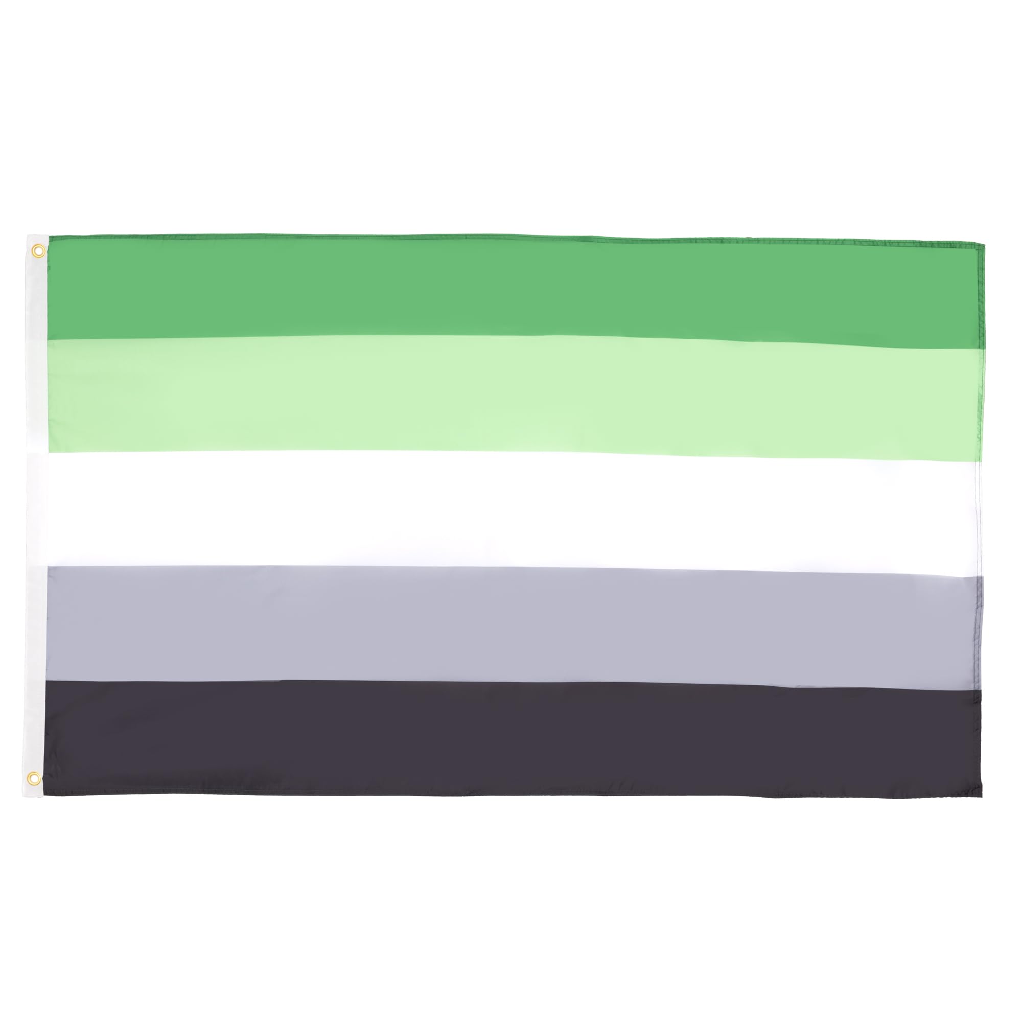 AZ FLAG - Aromantic Pride Flag - 3x5 Ft - 100D Polyester Aromanticism Banner with Two Metal Grommets - Fade Resistant - Vivid Colors - 3' x 5' Feet - 150x90 Cm