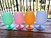 Sharkskinzz Silicone Wine Glasses - Stemmed Set of 4