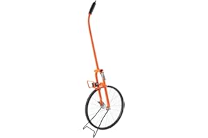 Keson MP401 Metal Frame Measuring Wheel with Spoked Wheel (Graduations: ft.), 15-1/2-Inch Diameter, 4-Foot