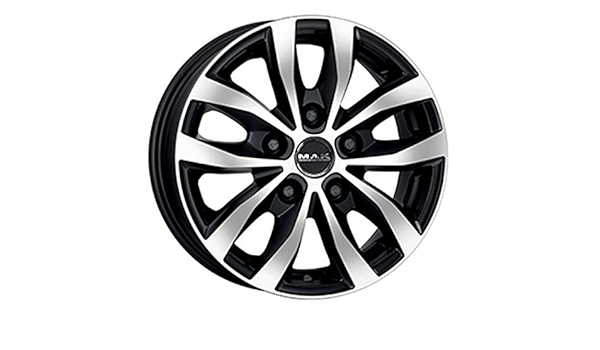 MAK LOAD 5 LLANTAS ICE BLACK 6.5x16 5x118: Amazon.es: Coche y ...