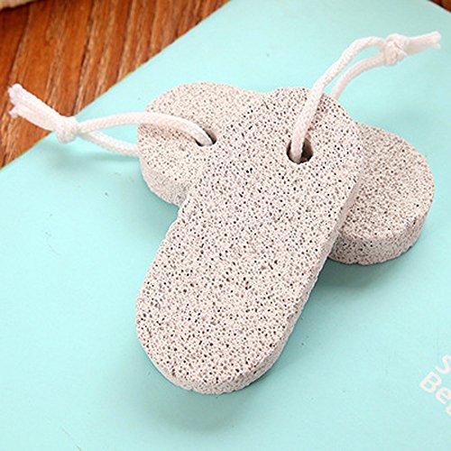 Dealglad 5Pcs Foot Care Hard Skin Cuticle Remover Bath Natural Pumice Stone Exfoliating Scrubber Pedicure Cleaner Tool - Thumbnail 4