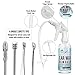 Ear Wax Removal Tool Kit, Earwax Cleaning Wash & Remover Irrigation System to Flush Ears Rx for Adults & Kids. 20 Disposable Tips, Curette Set.
