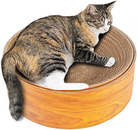 RABILTY Cat Scratcher Cardboard Corrugated Cat Cat Board Cat Play Board Durable Recyclable Cardboard with Catnip