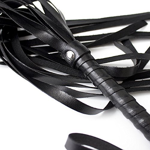 B&M's Mart Super Soft and Comfort 4-Pics Kits With Mouth Gag, Floggers, Eye Mask, Handcuffs Adjustable Cuffs Rele Strap - Cosplay accessories (Black) - Thumbnail 5