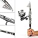 Sougayilang Fishing Rod Combos with Telescopic Fishing Pole Spinning Reels Fishing Carrier Bag For Travel Saltwater Freshwater Fishing