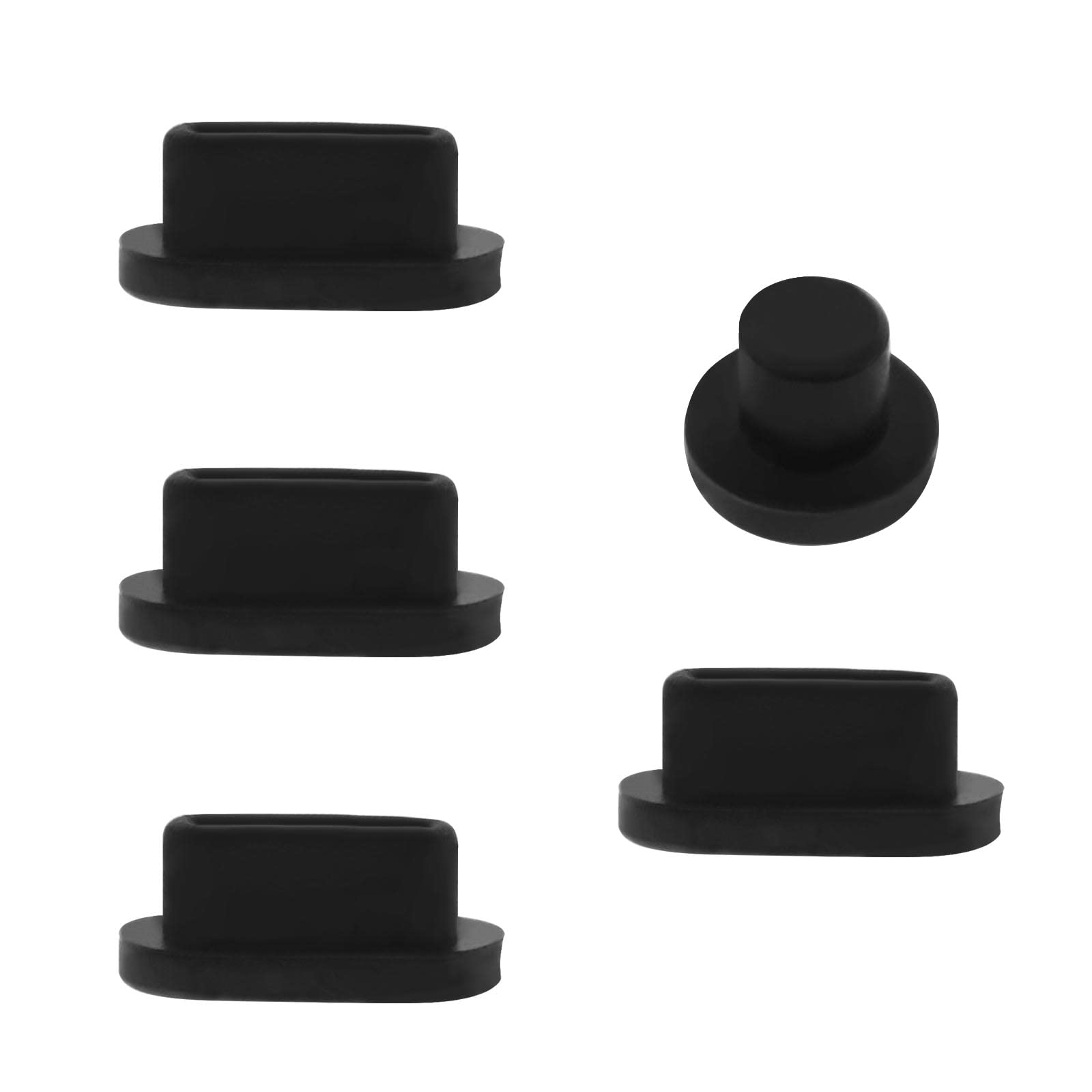 Be In Your Mind 5PCS Dust Plugs Set Compatible with MacBook Air 13 Inch A2179 / Pro 13 Inch A2289 / Pro 15 Inch with Touch Bar and Touch ID A1990 / Pro 16 Inch A2141