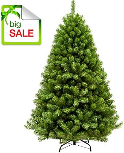 Christmas Tree, Artificial Christmas Tree with Metal Stand, Green PVC Xmas Tree for Holiday Christmas Indoor/Outdoor Home Decoration
