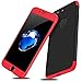 Samhe For iPhone 7 Plus Case 3 In 1 Ultra Thin Shockproof Hard Cover 360 Degree Protection For Apple iPhone 7 Plus(Red+black+red)