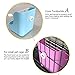 Misyue Small Animal Supplies Plastic Pet Rabbit/Chinchillas 2 in 1 Feeder Bowls Double use for Grass/Food by ZoeZ
