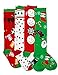 Caramel Cantina Knee High Festive Holiday Christmas Socks 4-Pack