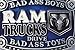 DODGE RAM Belt Buckle Bad Ass Boys Drive Bad Ass Trucks gift