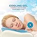 Cooling Gel Memory Foam Pillow - eliminates neck and back pain, ensuring a good night’s sleep