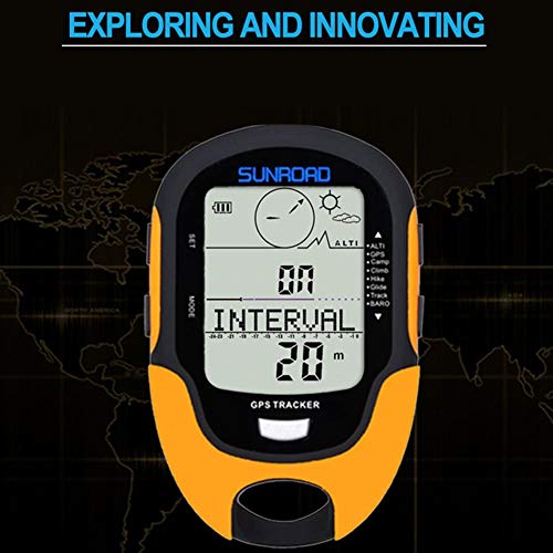 Alloet SUNROAD Multifunctional Electronic GPS Beidou System Altimeter with Compass