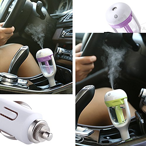 MIGHTYDUTY Car Air Humidifier Aromatherapy Essential Oil Diffuser Freshener Diffuser Green - Thumbnail 4