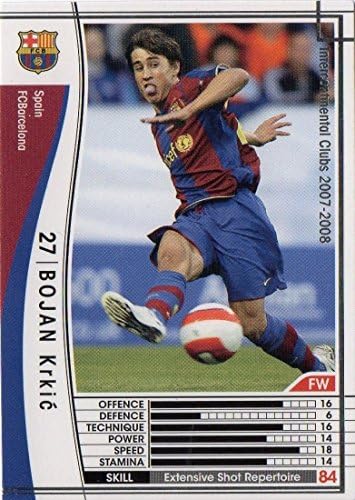 Amazon Wccf 07 08 Fcバルセロナ 白 300 ボージャン クルキッチ トレカ 通販