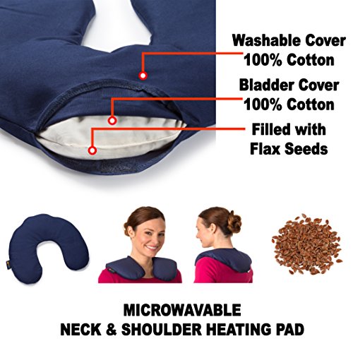 Microwave Heating Pad for Neck and Shoulders Microwavable Heated Neck