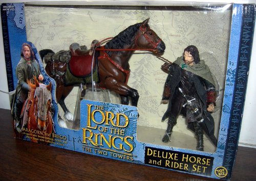 Aragorn with Brego: LOTR Return of the King Deluxe Horse and Rider Set
