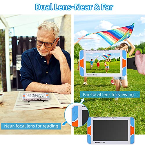 Koolertron 5.0 inch Handheld Portable Video Digital Magnifier Mobile