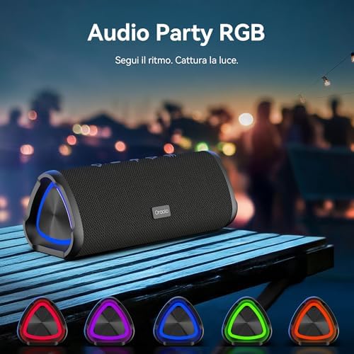 Cassa Bluetooth Altoparlante Portatile Wireless Speaker