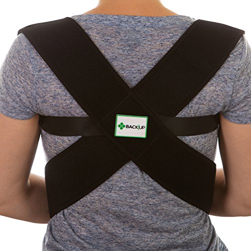 Back-up posture corrector support brace for thoracic ky…