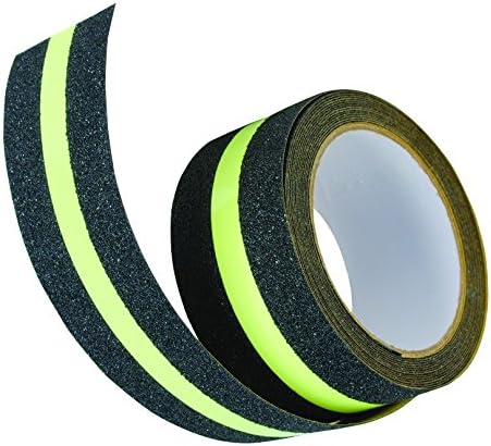 84'' Glow In The Dark Anti-Slip Grip Tape. Improves Grip and Prevents Risk Of Slippage On Stairs and Other Slippery Surfaces